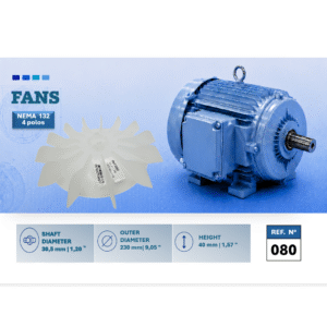 SIMILAR FANS FOR WEG NEMA 132 | 4 POLOS
