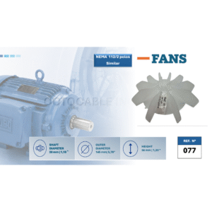 SIMILAR FANS FOR WEG NEMA 112 | 2 polos