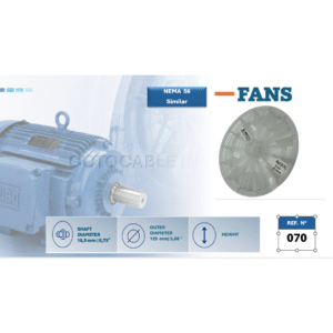 SIMILAR FANS FOR WEG NEMA 56 (18.5 mm)